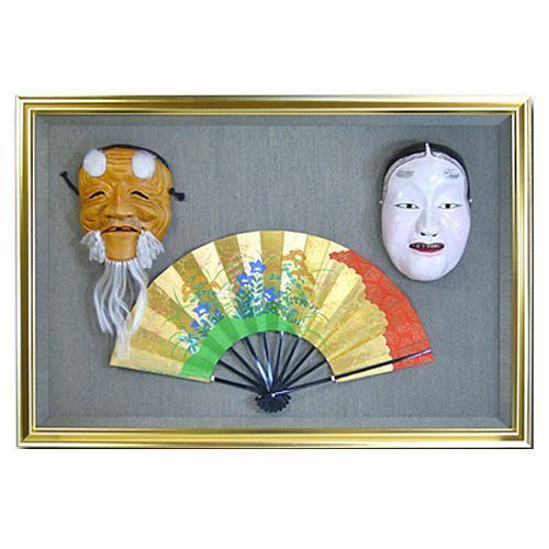能面 舞扇