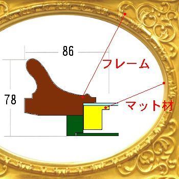 詳細画像9 油絵額縁 7826