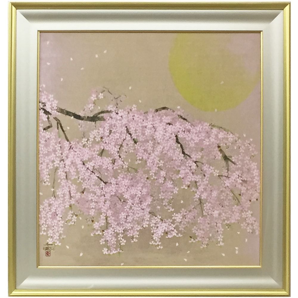 中島千波 桜の風呂敷