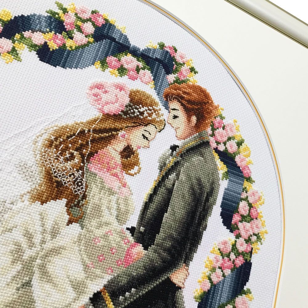 ウェディング刺繍