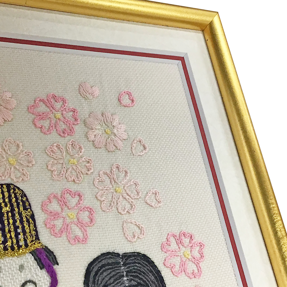 節句の刺繍2組