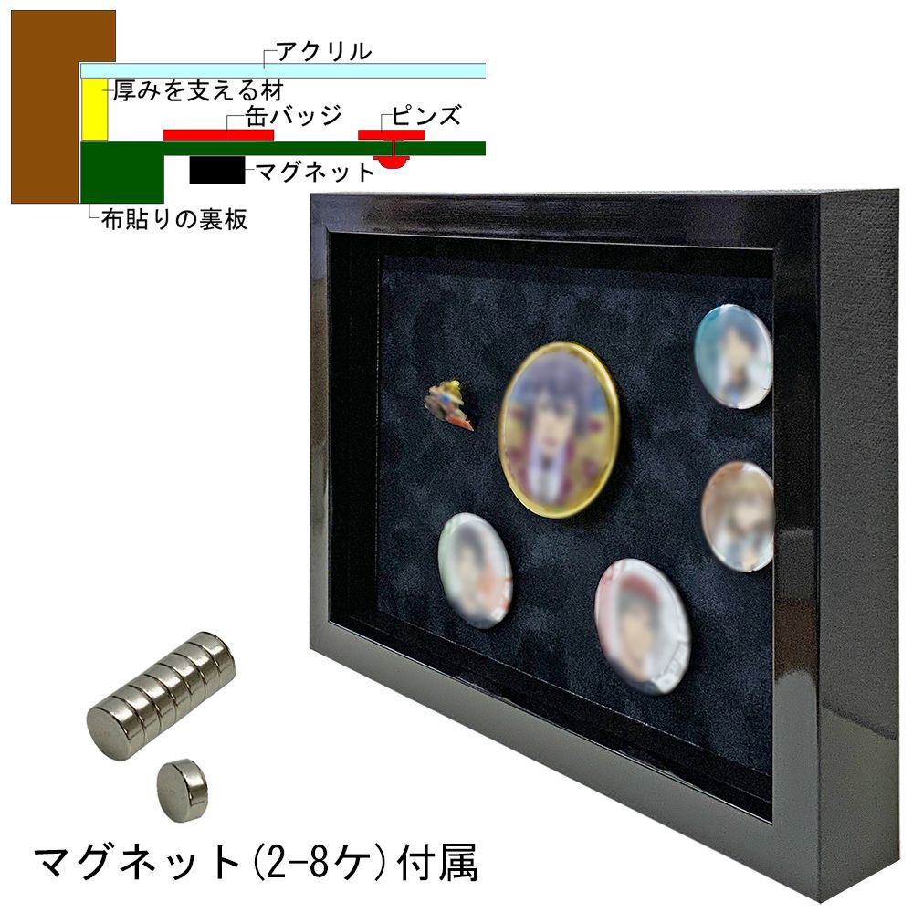 缶バッジ・ピンズ額 8231