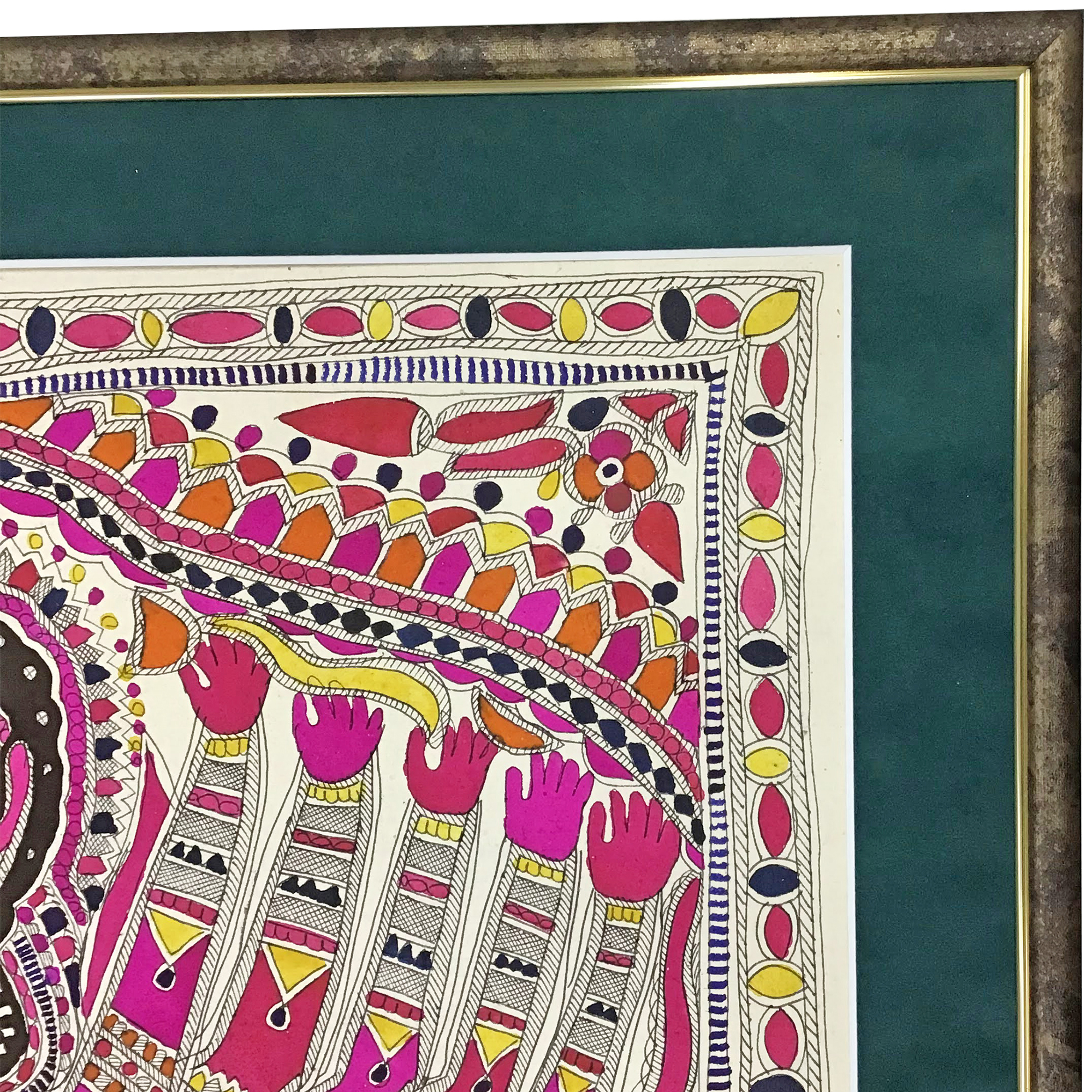 インド土産　大判絵画