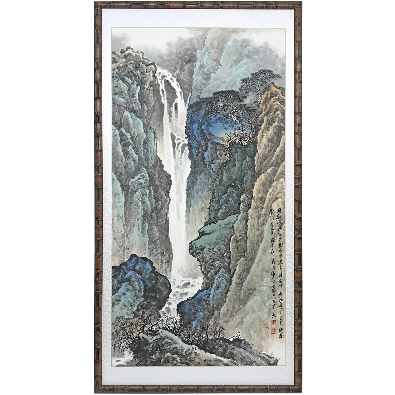 山水画 中国墨彩