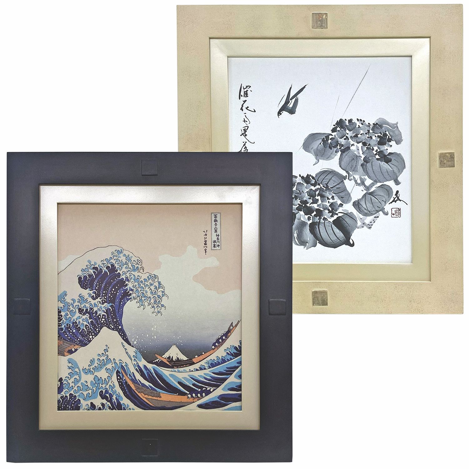 色紙額 書