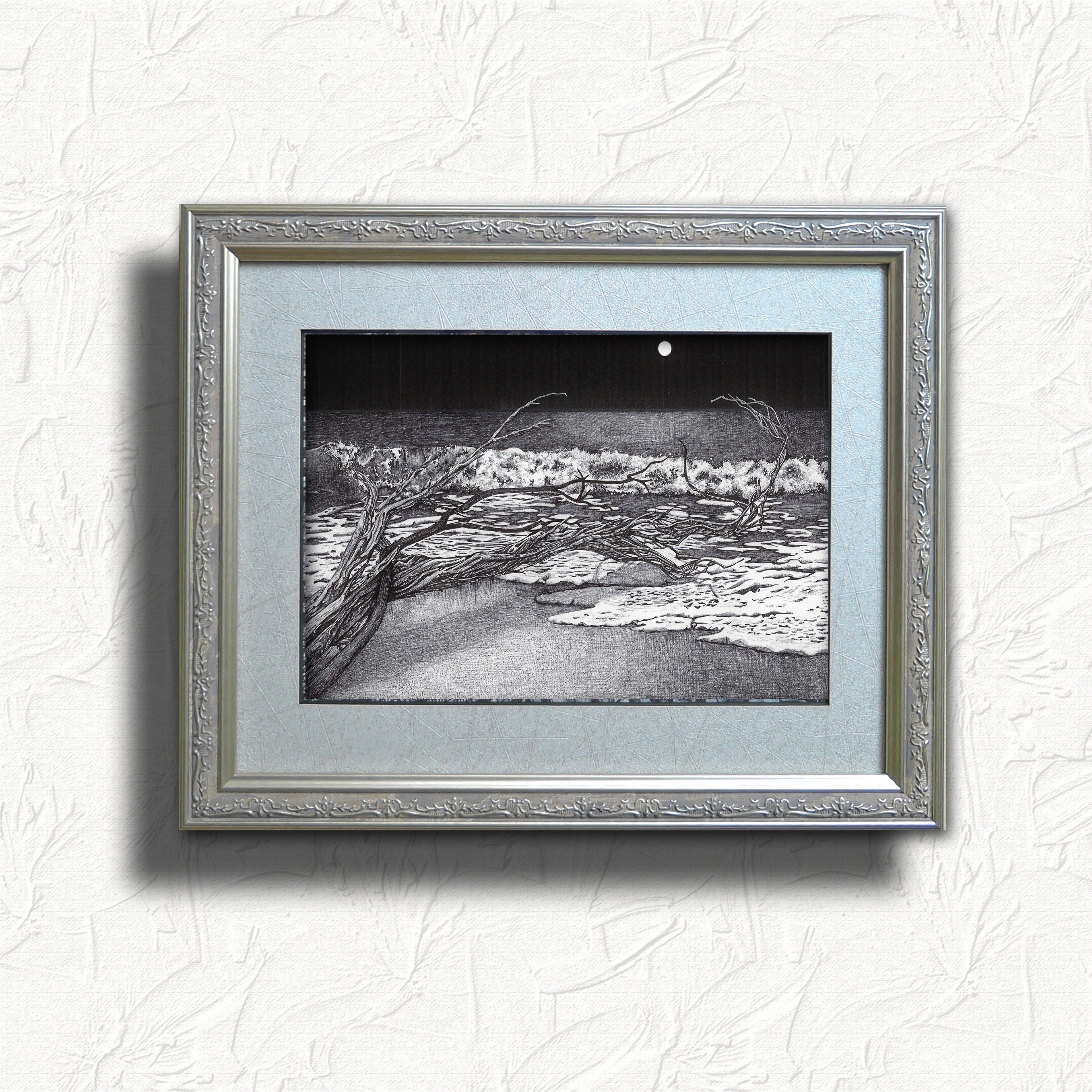 fra-me 月と海と倒木と soartanimation